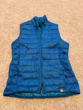 REI Bright Blue Quilted Kids Puffer Vest